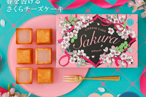 資生堂パーラーの春のチーズケーキ
