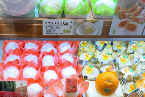 一心堂のマスクメロン大福