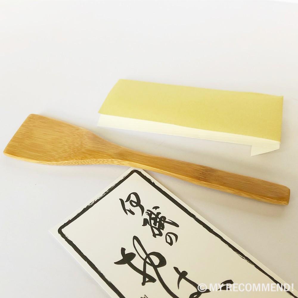 伊織のおはぎの竹製のスプーン