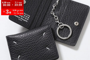 メゾン マルジェラのキーリング 付き カードホルダー