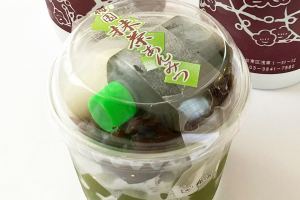 浅草梅園の土産抹茶あんみつ