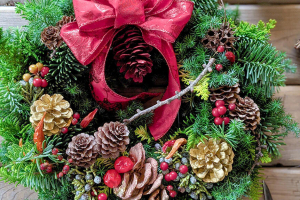 クリスマスリース,おしゃれの画像