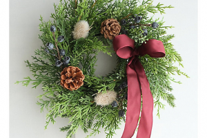 ハニーガーデンのクリスマスリース