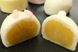 榮太樓總本鋪の月見うさぎ,白の断面