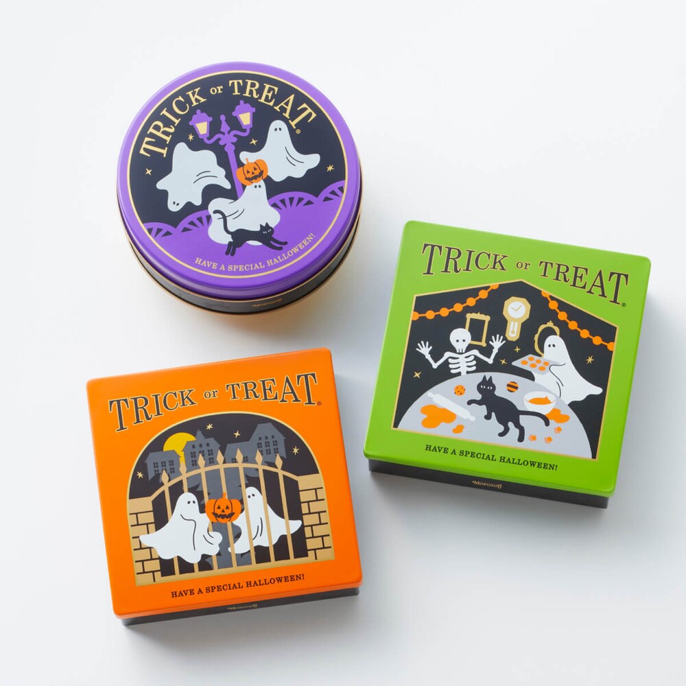 モロゾフのハロウィンのお菓子,缶入り