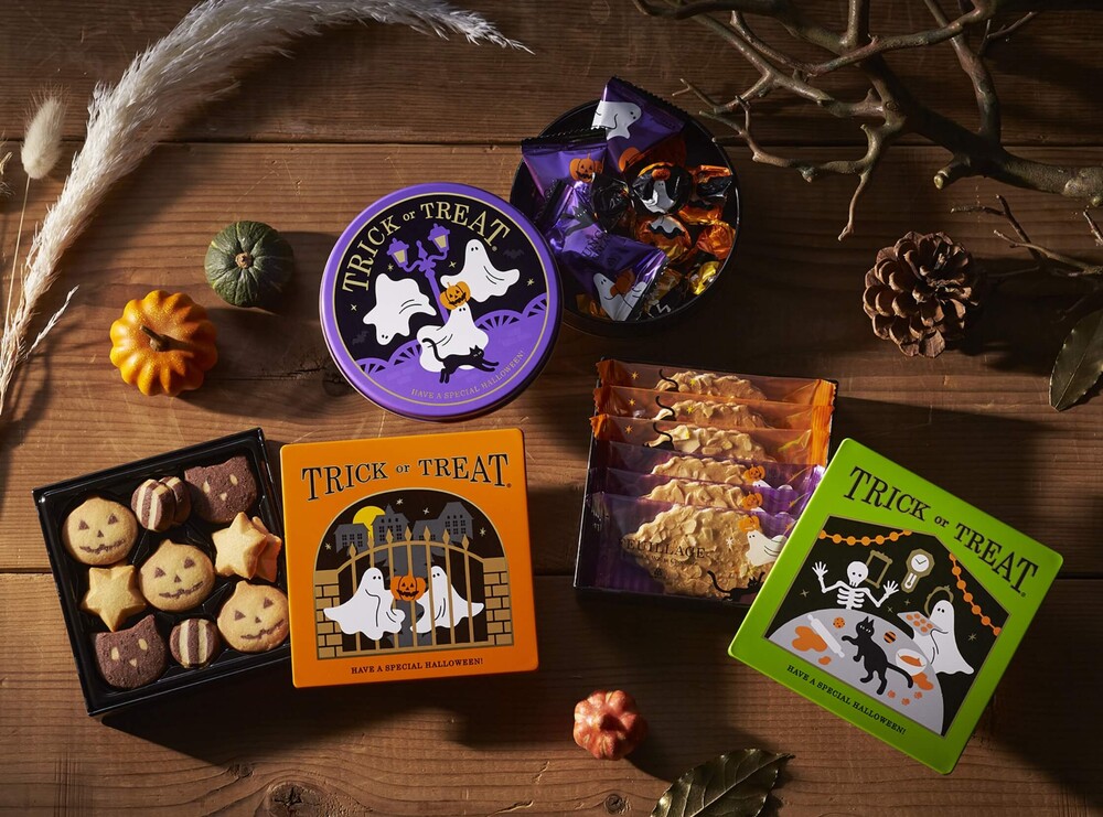 モロゾフのハロウィンのお菓子,缶入り