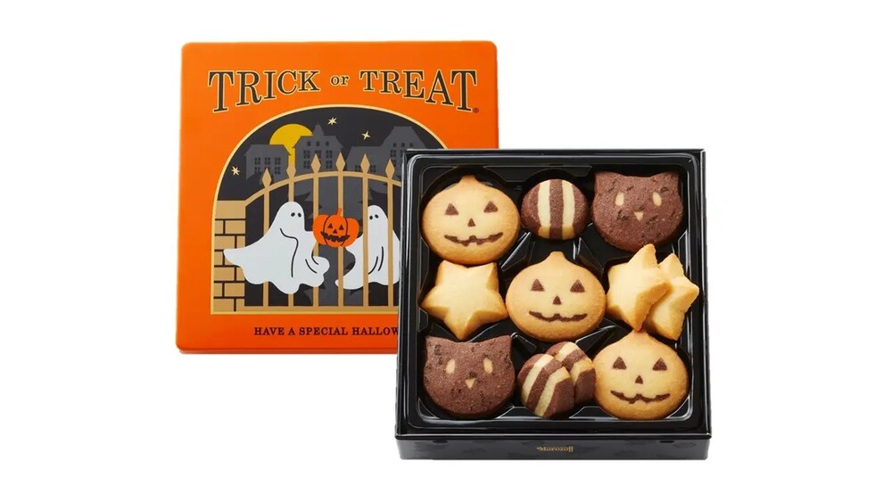 モロゾフのハロウィンのお菓子,缶入り