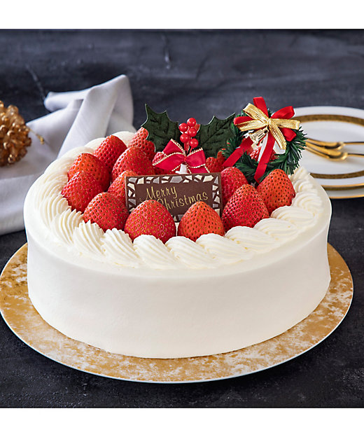 千疋屋総本店のクリスマスクイーンストロベリーショートケーキ丸スペシャル