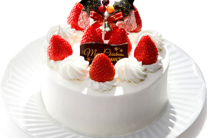 新宿高野のクリスマスショートデコレーション