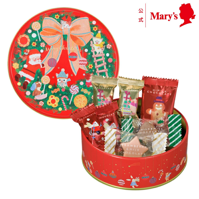 メリーチョコレートのクリスマス缶