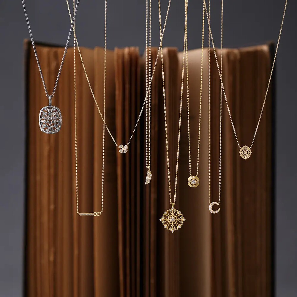 アガットのTHE　BASICコレクションのネックレス