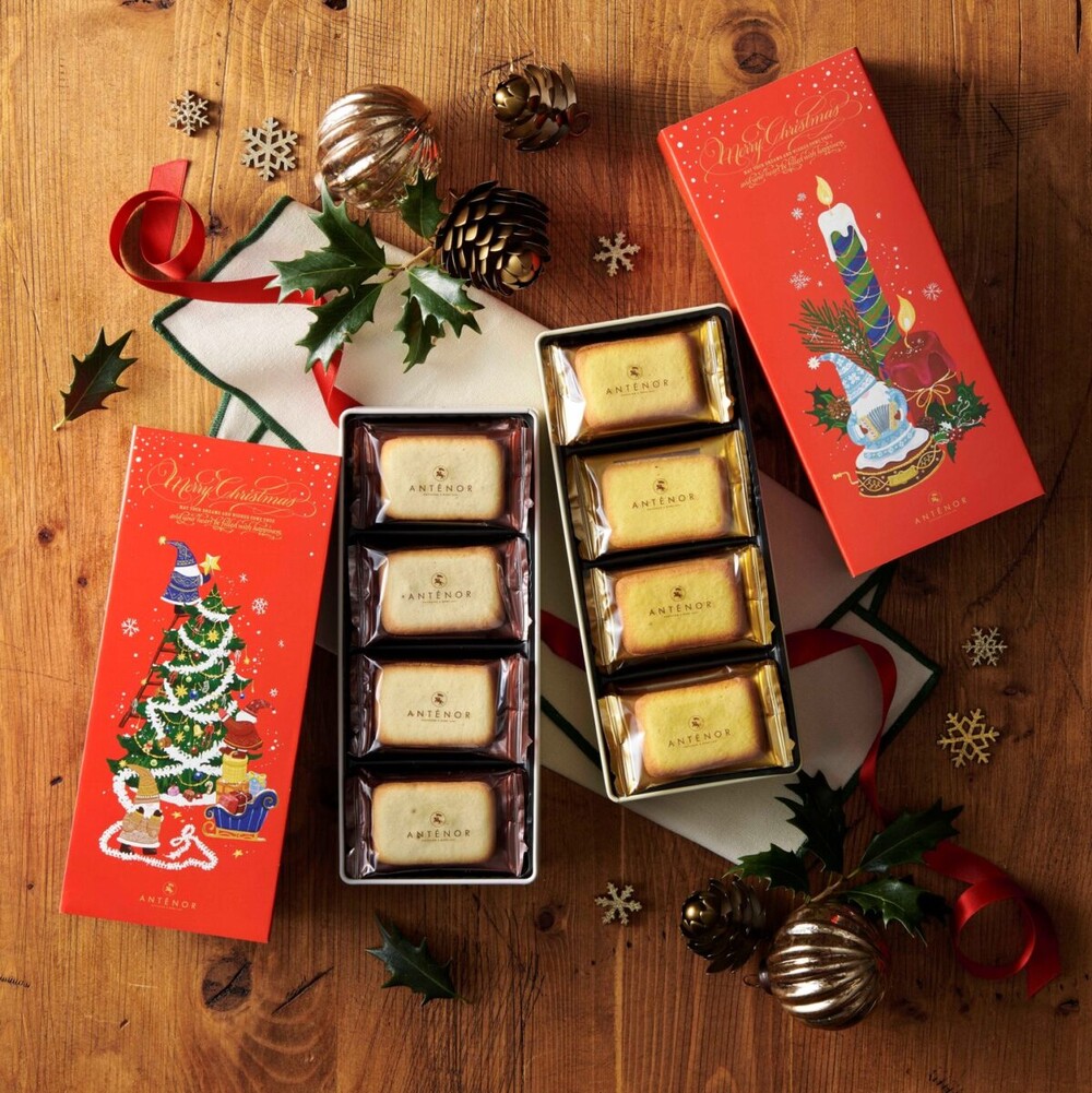 アンテノールのラングドシャ・ショコラ,クリスマスラッピング
