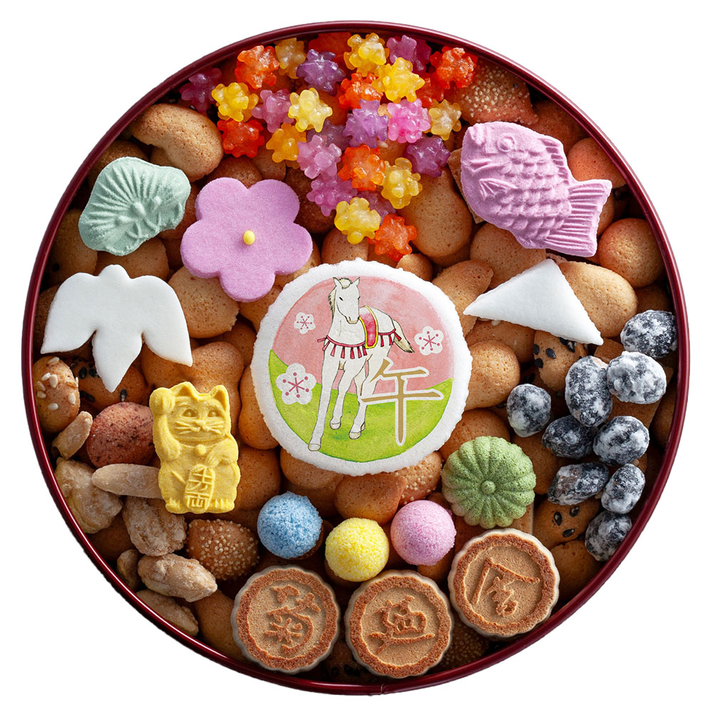 銀座菊廼舎の冨貴寄,開運干支缶