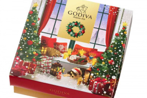 ゴディバのクリスマスケーキ,箱