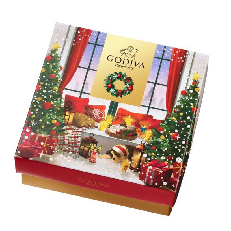 ゴディバのクリスマスケーキ,箱