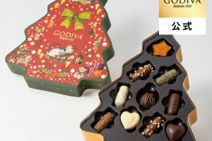 ゴディバのブッシュ ド ノエル ツリー セレクション（10粒入）