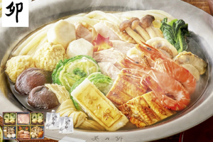 美々卯のうどんすきセット