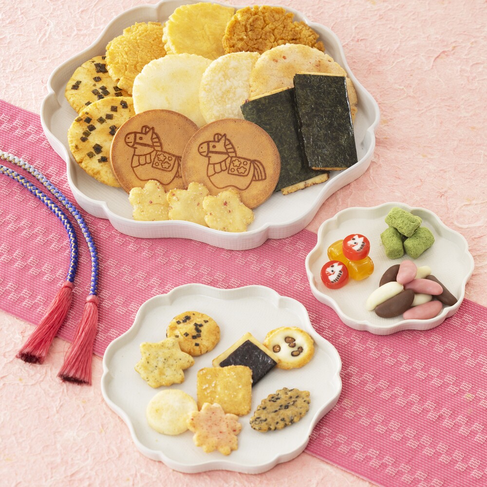 小倉山荘のお正月おかき小箱