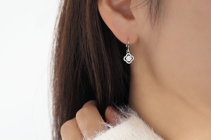 ポンテヴェキオのPt950ダイヤモンドピアス