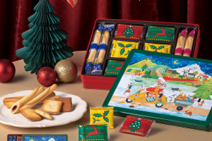 ヨックモックのクリスマス限定缶