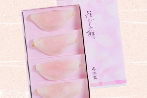 風流堂の花びら餅