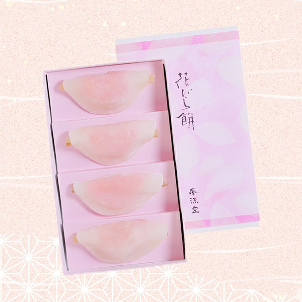 風流堂の花びら餅