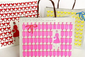 オードリーのバレンタイン限定の紙袋