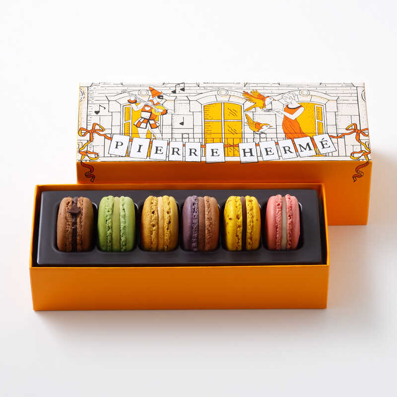 ピエール・エルメ・パリのバレンタインマカロン