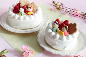 ア・ラ・カンパーニュのひな祭りケーキ