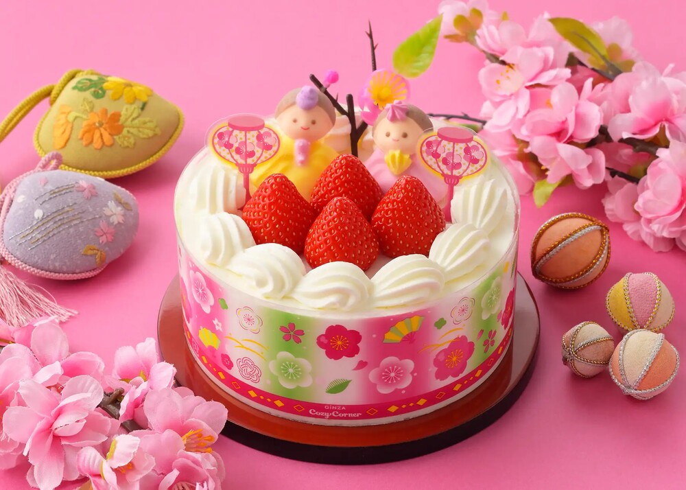 銀座コージーコーナーのひな祭りショートケーキ