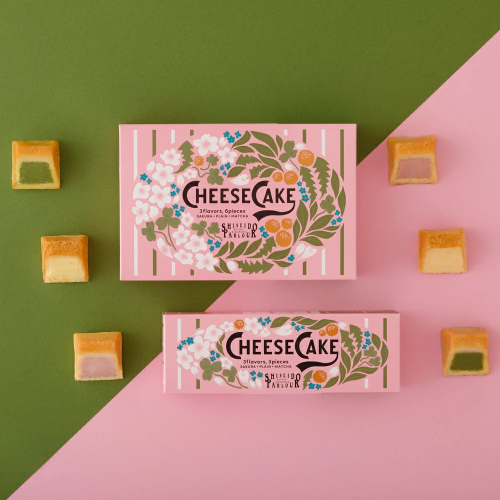資生堂パーラーの春のチーズケーキ