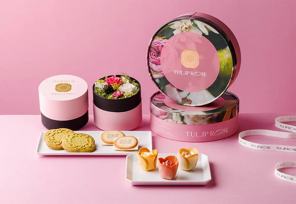 TOKYOチューリップローズのアソートギフト＜スプリング＞日比谷花壇プリザーブドフラワーボックスセット