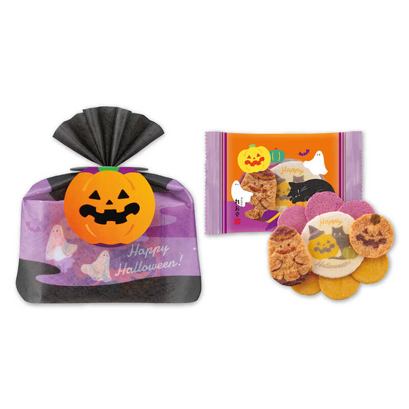 ハロウィンのせんべい
