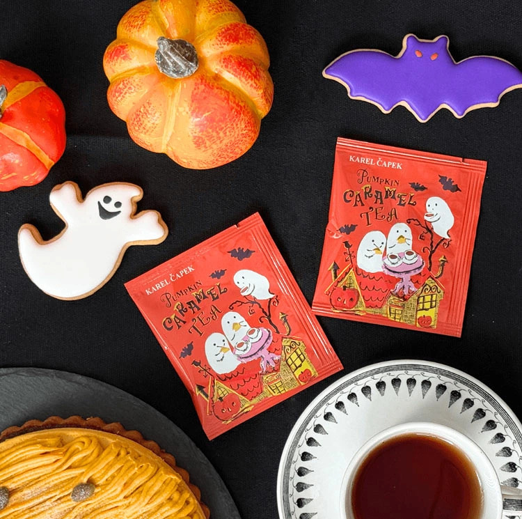 カレルチャペック紅茶店のパンプキンキャラメルティー